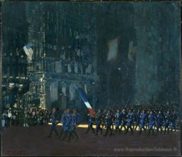 Blue Devils sur Fifth Avenue