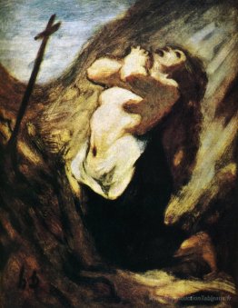 Saint Magdalene dans le désert