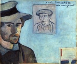 Autoportrait avec portrait de Gauguin