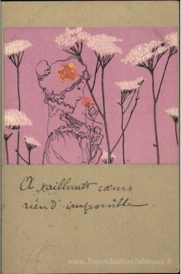 Filles avec des environs verts olive