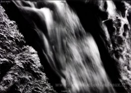 Langdale est tombé, mouvement gelé / gelé mouvement