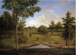 Paysage regardant vers Sellers Hall de Mill Bank