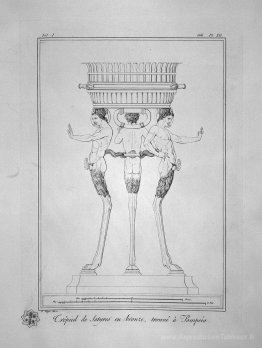 Trépied avec satyrs, trouvé à Pompeii (inc. Dans OUSILLE)