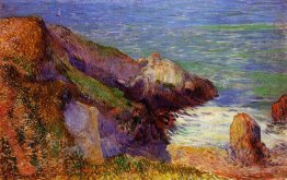 Rocks sur la côte du Breton