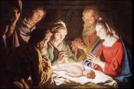 L'adoration des bergers