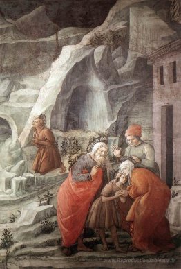 St. John prenant congé de ses parents (détail)