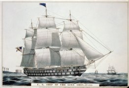 US Ship of the Line Ohio 104 Guns
