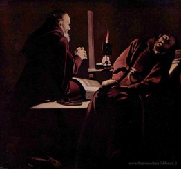 St. Francis à Extasy, également appelé le moine priant à côté du
