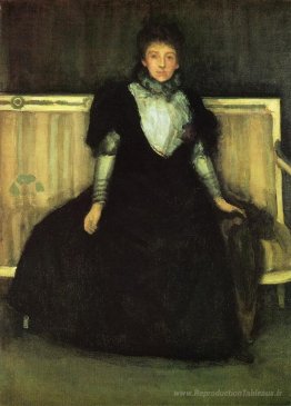 Portrait vert et violet de Mme Walter Sickert