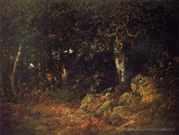 Le chêne dans les rochers