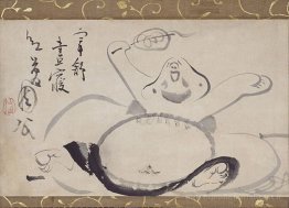 Hotei se réveille d'une sieste