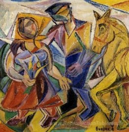 Paysans et cheval
