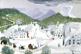 Une tempête de neige