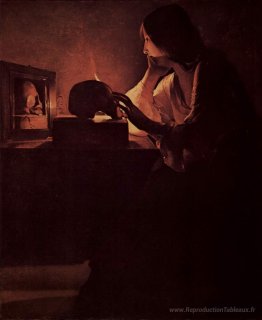 Se repentir de la Madeleine, également appelée Magdalene devant