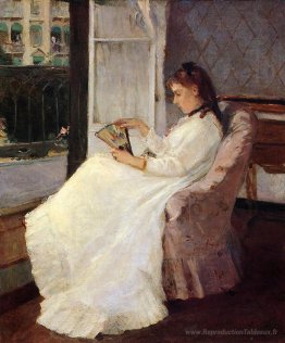 La sœur de l'artiste dans une fenêtre