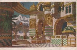 Palais de Tchernomor. Croquis de paysages pour Ruslan et Ludmill