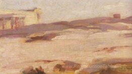 Paysage, caryatides