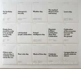 Célébration d'un an