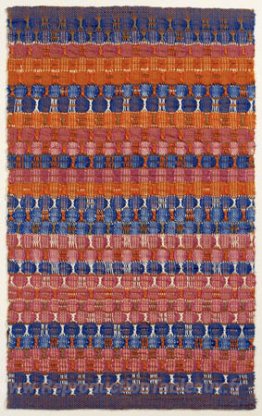 Couches rouges et bleues