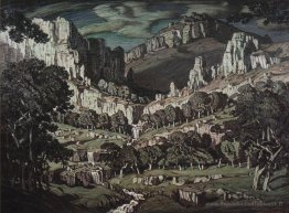 Couler. Paysage fantastique.