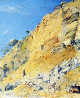 La carrière, l'île de Maria