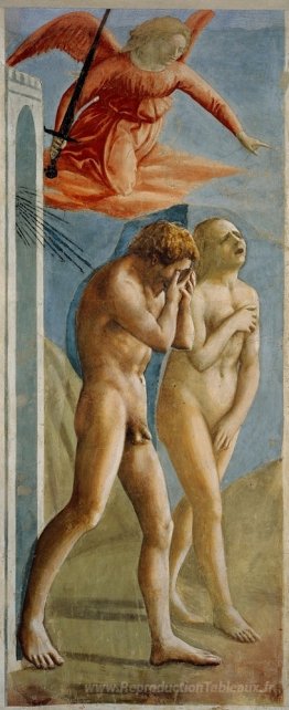 Adam et Eve ont banni du paradis
