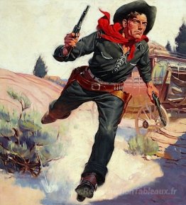 Wild West Weekly, couverture de pâte, 14 décembre 1935