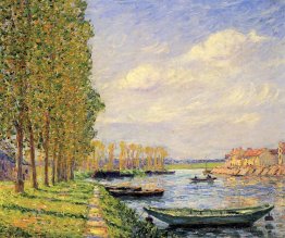 Un canal à St. Mammes
