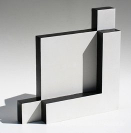 Sculpture blanche et noire