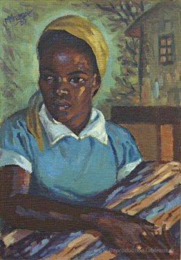 Fille avec du bois de chauffage