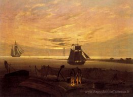 Soirée sur la mer Baltique