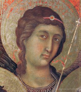 Madonna et enfant sur un trône (fragment du côté avant)