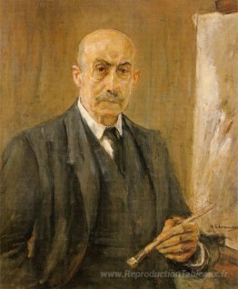Autoportrait avec palette