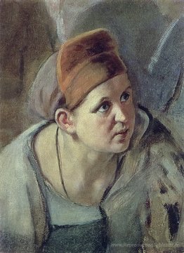 Figure courbée d'une femme