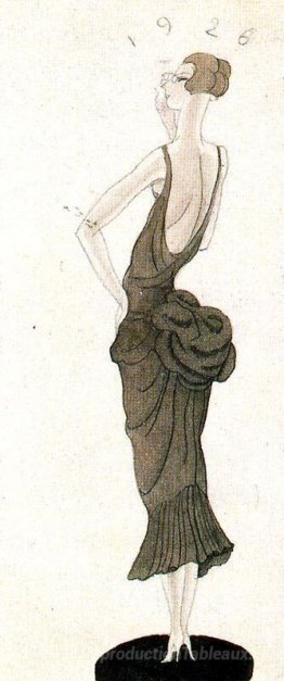 Dessin pour le magazine de mode 'élégance'