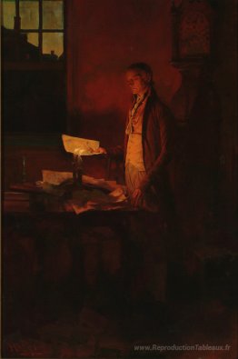Thomas Jefferson écrivant la déclaration d'indépendance