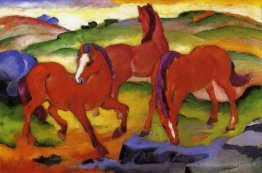 Pâtant les chevaux IV (les chevaux rouges)