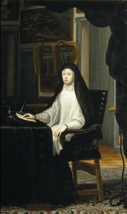 Portrait de la reine Mariana de l'Autriche en tant que veuve