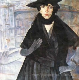 Une dame en noir