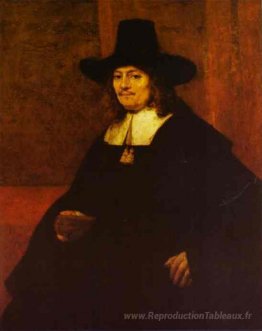 Portrait d'un homme dans un grand chapeau