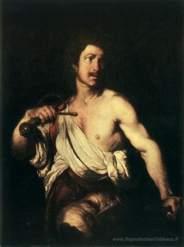 David avec la tête de Goliath