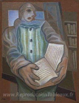 Pierrot avec livre