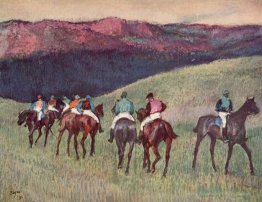 Roors de course dans un paysage