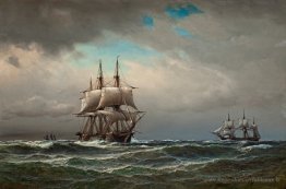 Navires en mer