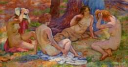 Quatre baigneurs