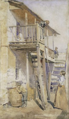 Arrière de la vieille maison, Clyde St Miller's Point