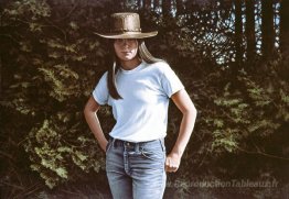 Chapeau en cuir