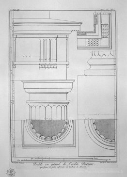 Dessin d'un vase et d'autres restes trouvés dans la même tombe