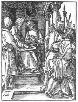 Pilate se lavant les mains