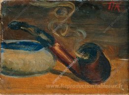 Nature morte. Tuyau de fumée.